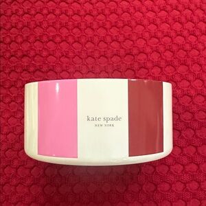 Kate spade adventure stripe metal pet bowl
